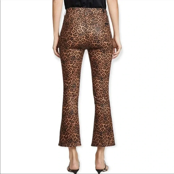 7 for All Mankind leopard coated bootcut pants - Picture 13 of 13